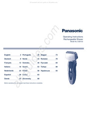 Panasonic ES8103 Instrucciones De Uso