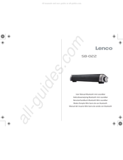 Lenco SB-022 Manual Del Usuario