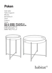 Habitat Poken 821801 Instrucciones De Montaje