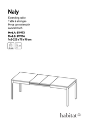 Habitat Naly 819953 Instrucciones De Montaje