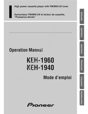 Pioneer KEH-1940 Manual Del Usuario