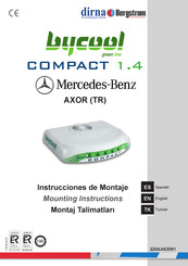 dirna Bergstrom bycool green line COMPACT 1.4 SCANIA Instrucciones De Montaje