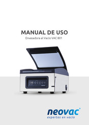 NeoVac VAC 801 Manual De Uso