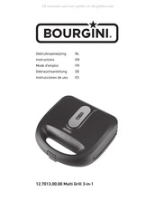 Bourgini 12.7013.00.00 Instrucciones De Uso