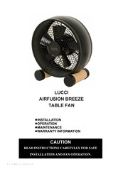 LUCCI Air AIRFUSION BREEZE Manual De Instrucciones