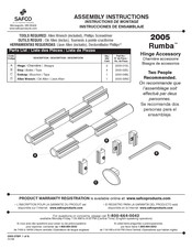 LDI Spaces SAFCO Rumba 2005 Instrucciones De Ensamblaje