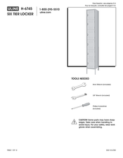 Uline H-6745 Instrucciones De Montaje