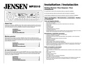 Jensen MP3510 Manual De Instrucciones