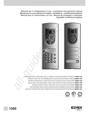 Elvox 1300 Serie Manual