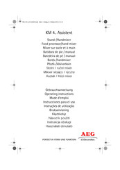 Electrolux AEG Assistent KM 4 Serie Instrucciones Para El Uso