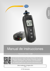 PCE Instruments PCE-T 238 Manual De Instrucciones