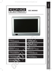 König Electronic SEC-MON50 Manual De Uso