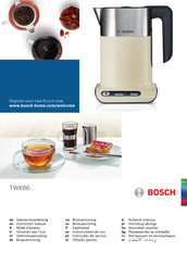 Bosch Styline TWK8612P Instrucciones De Uso