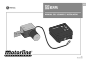 Motorline professional KFM Manual Del Usuario / Instalador