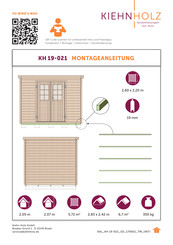 Kiehn-Holz KH 19-021 Instrucciones De Montaje