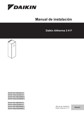 Daikin Altherma 3 H HT F ETVH16S23E9W Serie Manual De Instalación