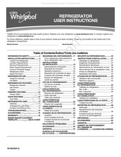 Whirlpool WRT518SZFW Instrucciones Para El Usuario