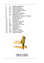 Simon, Evers & Co K 968 796 Instrucciones De Servicio