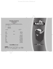 Fellowes MS-460Cs Manual Del Usuario