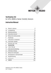 Mettler Toledo InPro 86X0i e Serie Manual De Instrucciones