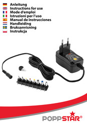 Poppstar 1010320 Manual De Instrucciones