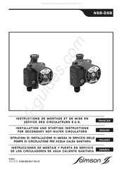 salmson DSB Serie Instrucciones De Montaje