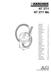 Kärcher NT 27/1 Me Manual Del Usuario