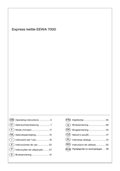 Electrolux EEWA 7000 Instrucciones De Uso