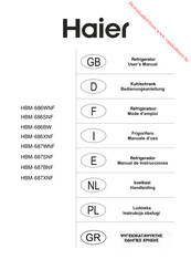 Haier HBM-686BW Manual De Instrucciones