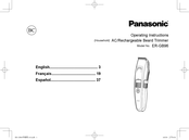 Panasonic ER-GB96 Instrucciones De Funcionamiento