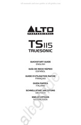 Alto Professional TRUESONIC TS115 Guia De Inicio Rapido