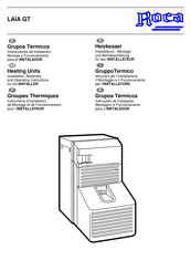Roca LAIA GT Instrucciones De Instalación, Montaje Y Funcionamiento Para El Instalador