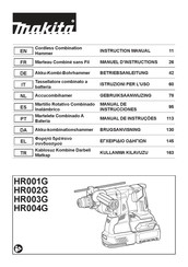 Makita HR001G Manual De Instrucciones