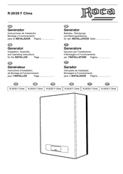 Baxi Roca R-20/20 F Clima Instrucciones De Instalación