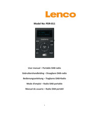 Lenco PDR-011 Manual De Usuario