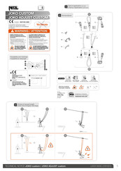 Petzl JOKO ADJUST CUSTOM Manual Del Usuario