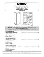 Danby DAR1102WE Guía A Utilizar Y A Cuidar Del Proprietario