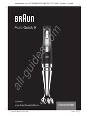 Braun MQ9087 Manual Del Usuario