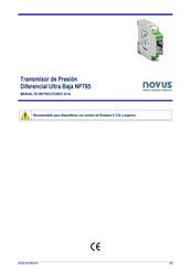 Novus NP785 Serie Manual De Instrucciones