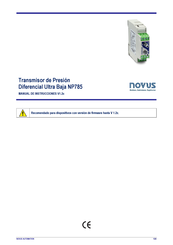 Novus NP785 Serie Manual De Instrucciones