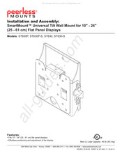 PEERLESS SmartMount ST630-S Instalación Y Ensamblaje