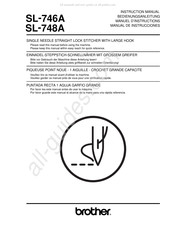 Brother SL-748A Manual De Instrucciones