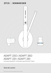 EPOS Sennheiser ADAPT 260 Guia Del Usuario