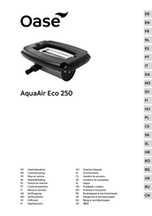 Oase AquaAir Eco 250 Puesta En Marcha