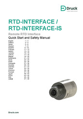 Druck RTD-INTERFACE-IS Guía Rápida