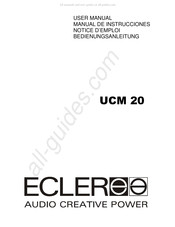 Ecler UCM 20 Manual De Instrucciones