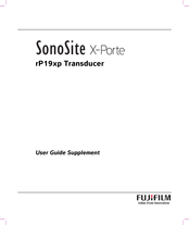 FujiFilm SonoSite X-PORTE Guia Del Usuario
