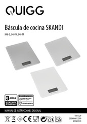 QUIGG SKANDI 948-M Manual De Instrucciones Original