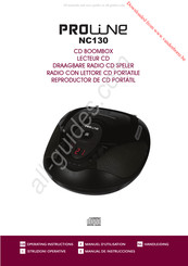 Proline NC130 Manual De Instrucciones