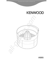 Kenwood A995 Manual Del Usuario